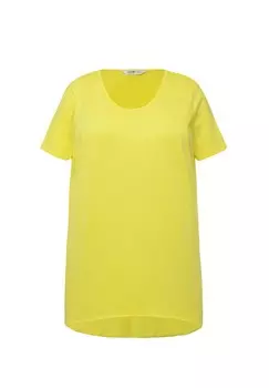 Базовая футболка RUNDHALS GERUNDETER Angel of Style, желтый