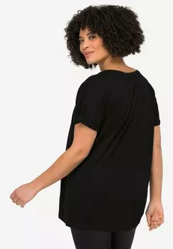 Базовая футболка RUNDHALS HALBARM Angel of Style, черный