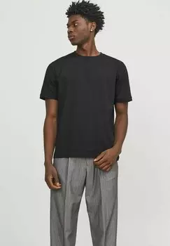 Базовая футболка Rundhals Jack & Jones, цвет black onyx