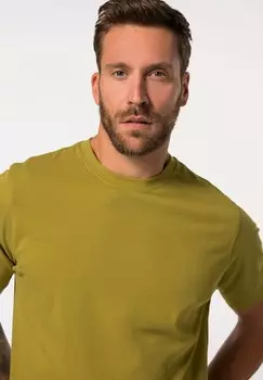 Базовая футболка RUNDHALSAUSSCHNITT JP1880, оливковый