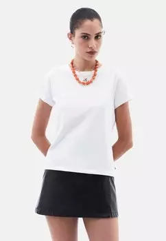 Базовая футболка RUNDHALSAUSSCHNITT OXXO, белый