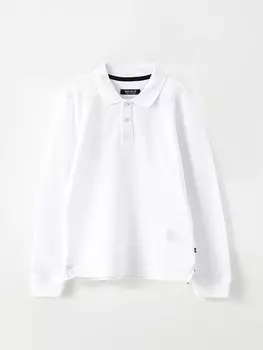 Базовая футболка с длинными рукавами для мальчиков с воротником-поло SOUTHBLUE