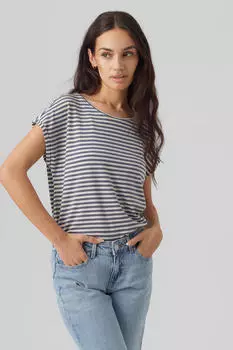 Базовая футболка с коротким рукавом Vero Moda, синий