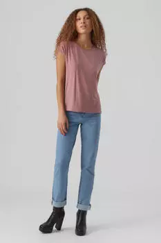 Базовая футболка с коротким рукавом Vero Moda, фиолетовый