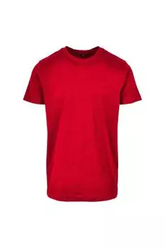 Базовая футболка с круглым вырезом Build Your Brand, красный