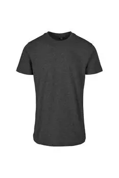 Базовая футболка с круглым вырезом Build Your Brand, серый