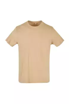 Базовая футболка с круглым вырезом Build Your Brand, бежевый
