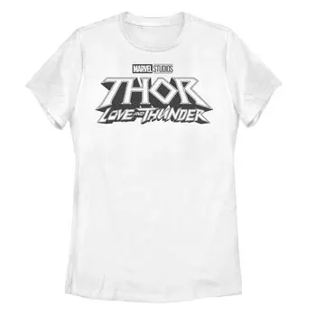 Базовая футболка с логотипом Marvel Thor Love And Thunder для юниоров Licensed Character