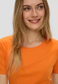 Базовая футболка s.Oliver, абрикос