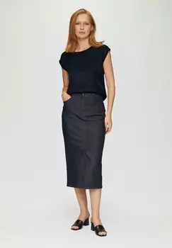 Базовая футболка s.Oliver BLACK LABEL, черный