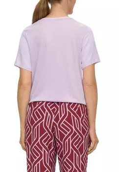 Базовая футболка s.Oliver BLACK LABEL, фиолетовый