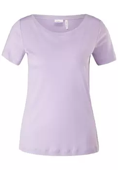 Базовая футболка s.Oliver BLACK LABEL, фиолетовый