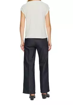 Базовая футболка s.Oliver BLACK LABEL, кремовый