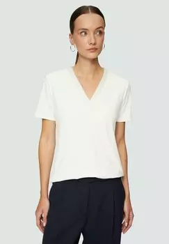 Базовая футболка s.Oliver BLACK LABEL, молочный