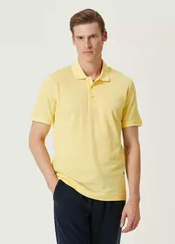 Базовая футболка с воротником-поло Beymen Collection, желтый