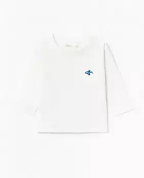 Базовая футболка с вышивкой Sfera, белый