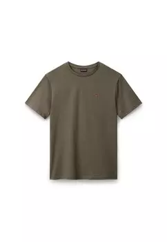 Базовая футболка SALIS Napapijri, темно-зеленый