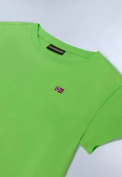 Базовая футболка SALIS UNISEX Napapijri, зеленый