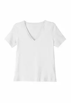 Базовая футболка SANDRA STOCKH LM, белый