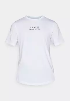 Базовая футболка Scoop Tee TravisMathew, белая
