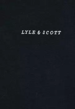 Базовая футболка SCRIPT EMBROIDERED Lyle & Scott, темно-синий