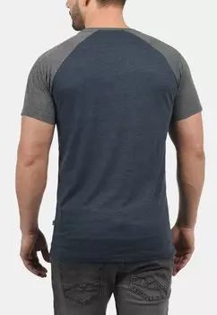 Базовая футболка Sdbastian Solid, синий/серый