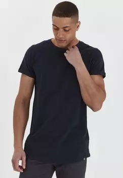 Базовая футболка SDLONGO Solid, темно-синий