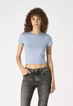 Базовая футболка SEAMLESS CREW NECK Hollister Co., синий