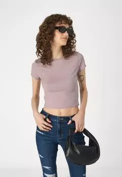 Базовая футболка SEAMLESS CREW NECK Hollister Co., серый