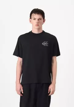 Базовая футболка SEASONAL MONOLOGO TEE Calvin Klein Jeans, черный