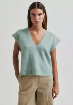 Базовая футболка Second Female, зеленый