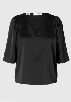 Базовая футболка Selected Femme, черный