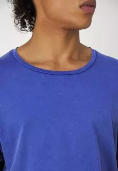 Базовая футболка серф-синего цвета Shaped Tee Lee, синий