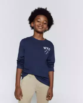 Базовая футболка Sfera, темно-синий