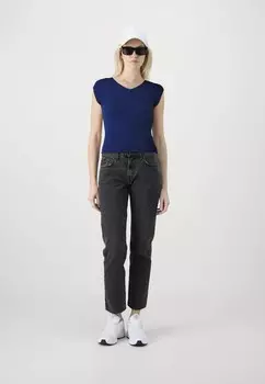 Базовая футболка SHANNEN V NECK BDG Urban Outfitters, синий