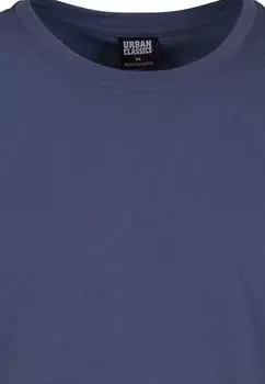 Базовая футболка Shaped Turnup Urban Classics, винтажный синий