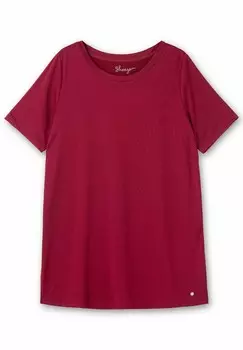 Базовая футболка Sheego, цвет Berry