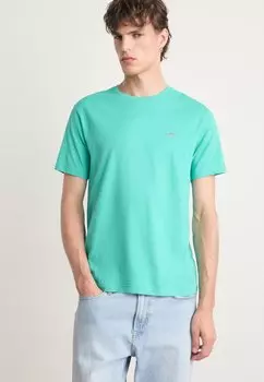 Базовая футболка Shield GANT, бирюзовый/синяя лагуна