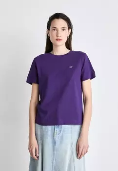Базовая футболка SHIELD GANT, фиолетовый