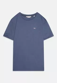 Базовая футболка SHIELD UNISEX GANT, синий