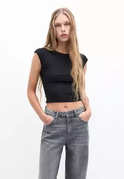 Базовая футболка SHORT SLEEVE 2-PACK PULL&BEAR, белый