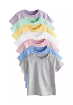 Базовая футболка SHORT SLEEVE 7 PACK-REGULAR FIT Next, серый