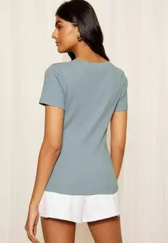 Базовая футболка SHORT SLEEVE BOAT NECK PETITE Friends Like These, синий