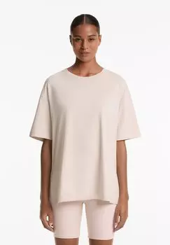Базовая футболка SHORT SLEEVE COTTON BLEND OYSHO, песочный