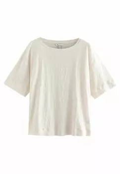 Базовая футболка SHORT SLEEVE CREW NECK Next, бежевый