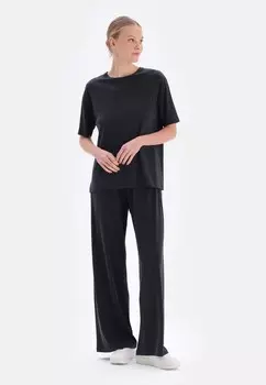 Базовая футболка SHORT SLEEVE CREW NECK REGULAR DAGI, черный