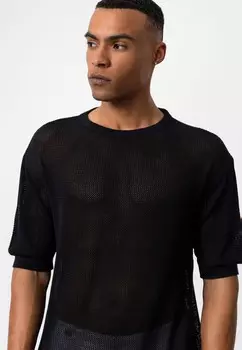 Базовая футболка SHORT SLEEVE, CREWNECK Antioch, черный