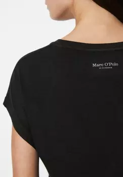 Базовая футболка SHORT SLEEVE DEEP ROUND NECK Marc O'Polo, черный