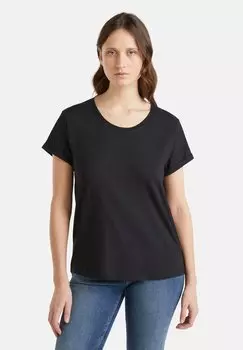 Базовая футболка SHORT SLEEVE LIGHTWEIGHT United Colors of Benetton, черный