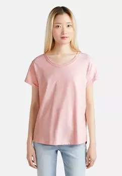 Базовая футболка SHORT SLEEVE LIGHTWEIGHT United Colors of Benetton, розовый